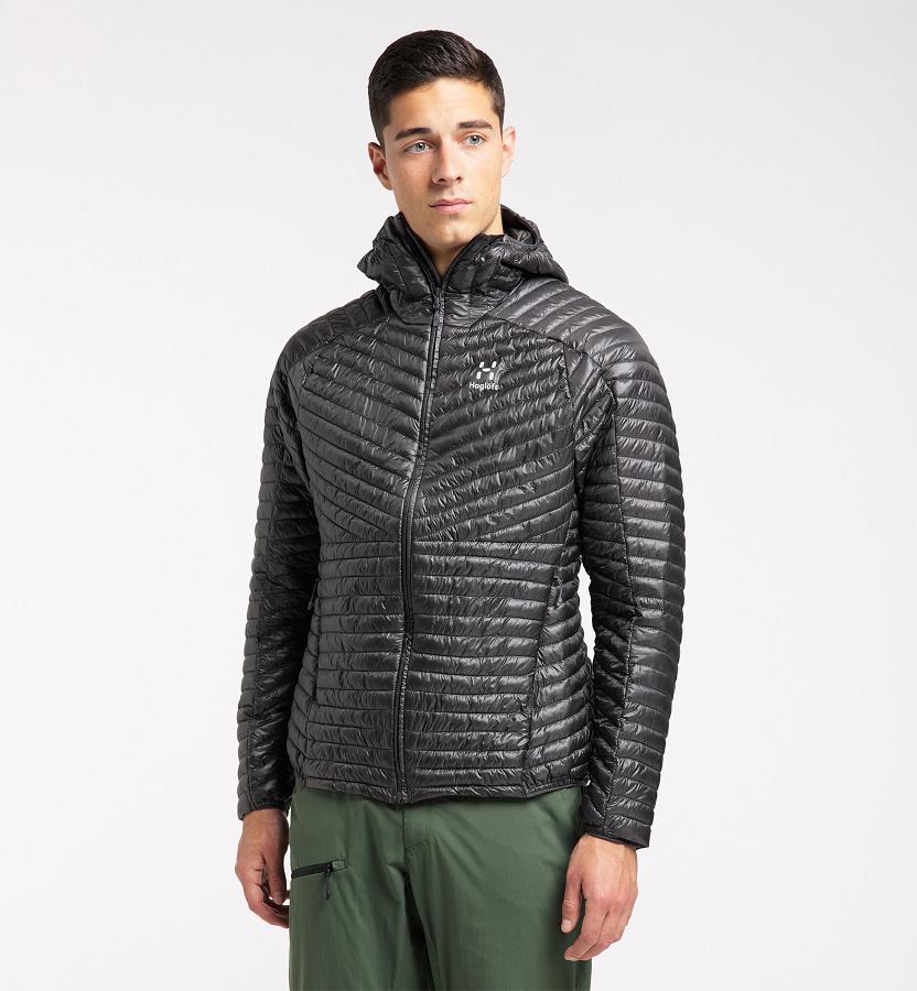 Haglöfs Mens L.I.M Mimic Down Jacket Black New Zealand 54398QHPU